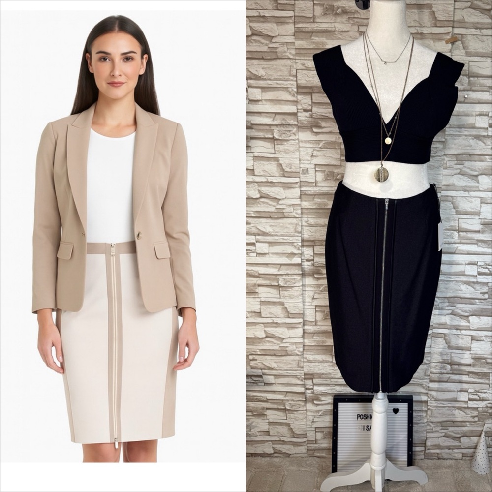 Calvin Klein Black Pencil Skirt